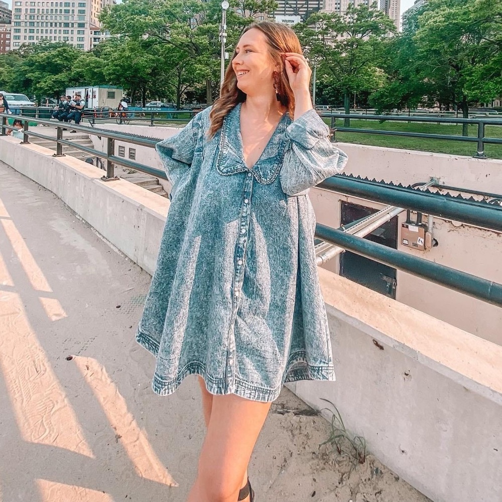 Free People Denim Tunic/Dress